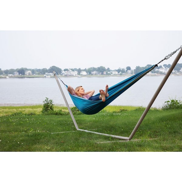 Makena 9.83 ft. Tree Swing Portable Double Hammock in Colibri Tosca