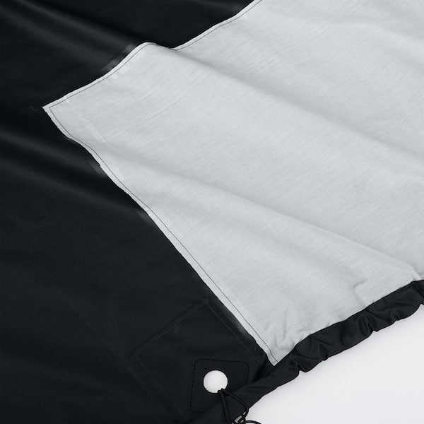 Bonanza 65 in. L x 60 in. W (Front) x 43 in. H x 35 in. W (Back) Motorcycle Cover