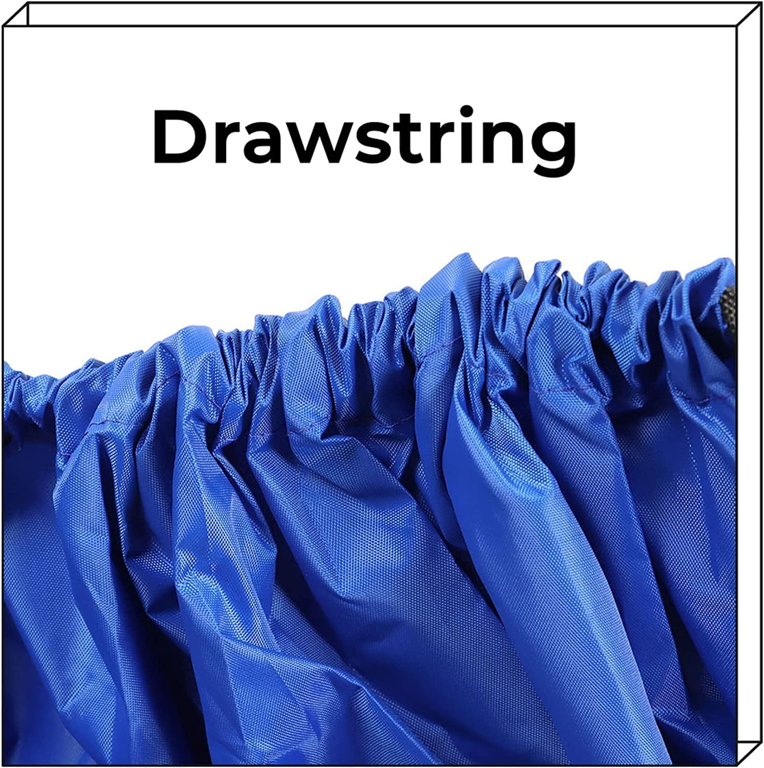 waltyotur Boat Cover Replacement for Jon Boats 12ft Waterproof Heavy Duty Polyester Blue