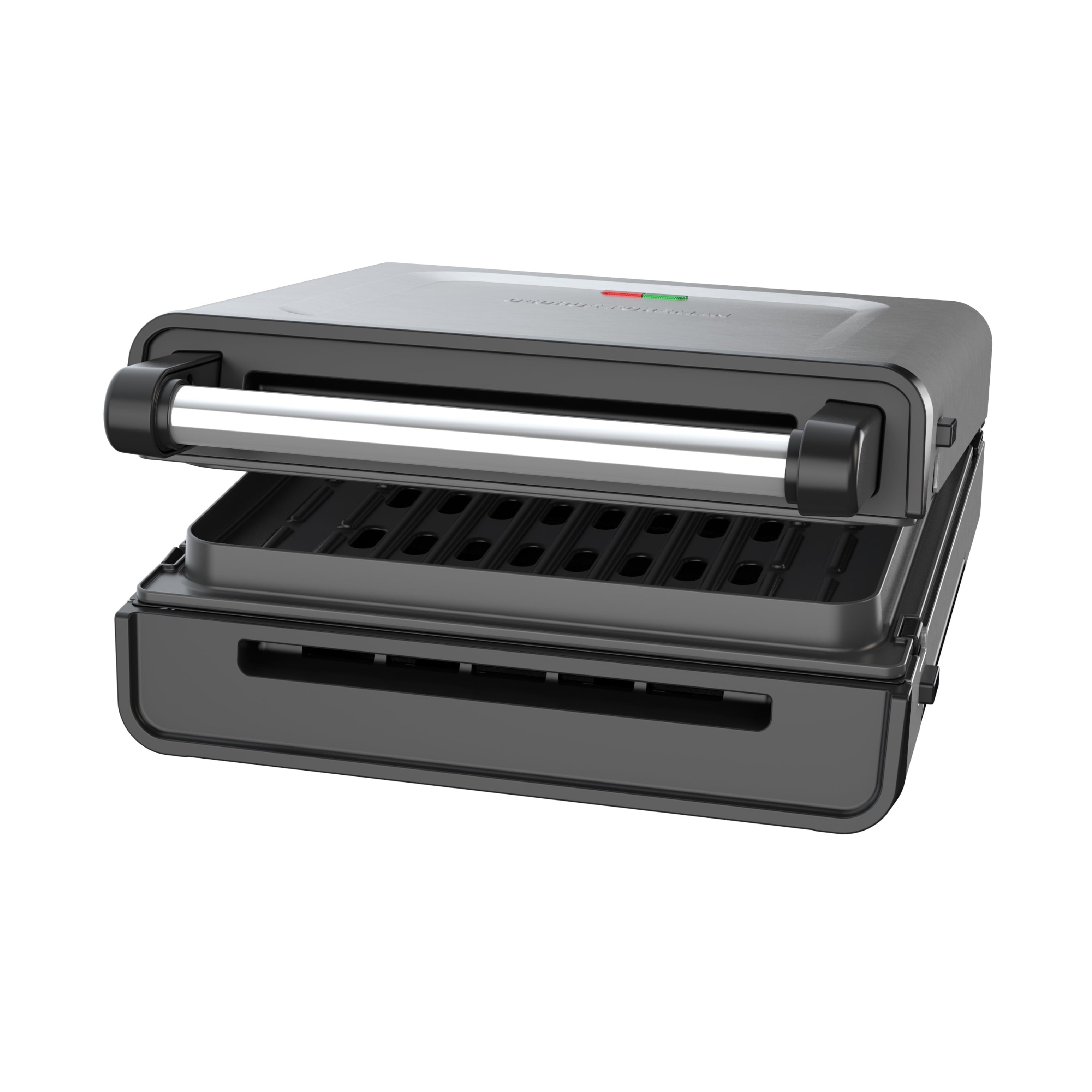 Foreman Contact Smokeless - Ready Grill, Family Size (4-6 Servings), GRS6090B-1