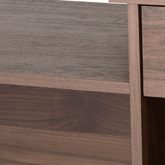 Mainstays Student Desk with Easy-glide Drawer, Canyon Walnut Finish