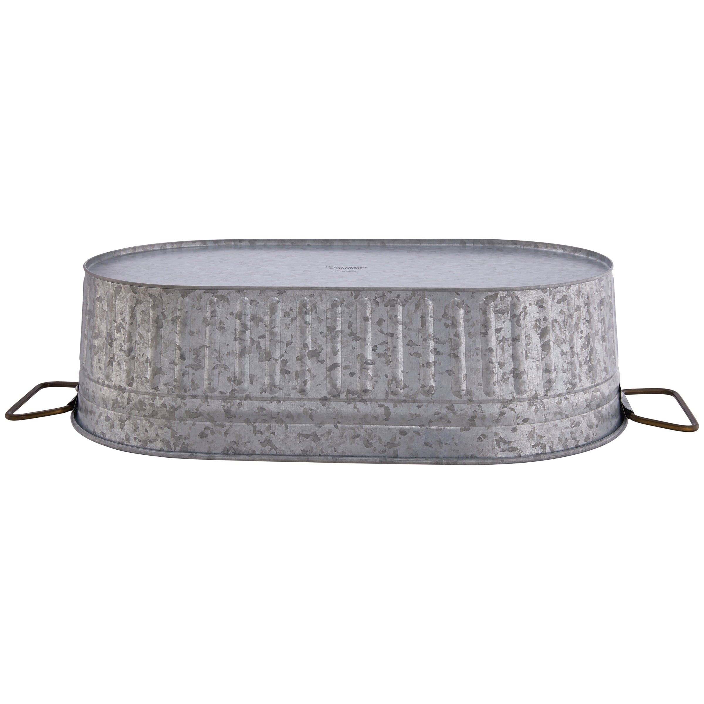 Better Homes & Gardens- Oval Galvanized Tub, 20.27