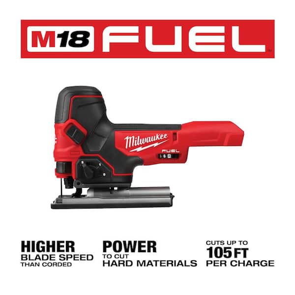 M18 FUEL 18V Lithium-Ion Brushless Cordless Barrel Grip Jig Saw (Tool Only)
