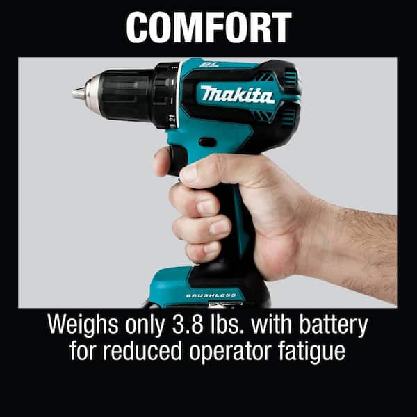 18V LXT Lithium-Ion Brushless Cordless 1/2 in. Driver-Drill Kit, 3.0Ah