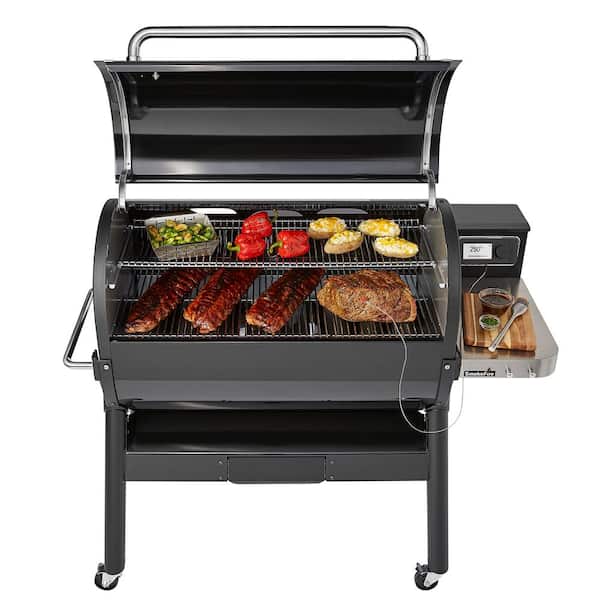 SmokeFire EX6 Wood Fired Pellet Smart Grill in Black (2nd Gen)