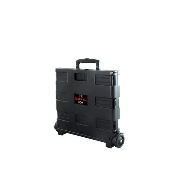 Heavy Duty Plastic Carry All Easy Folding Cart with Lid