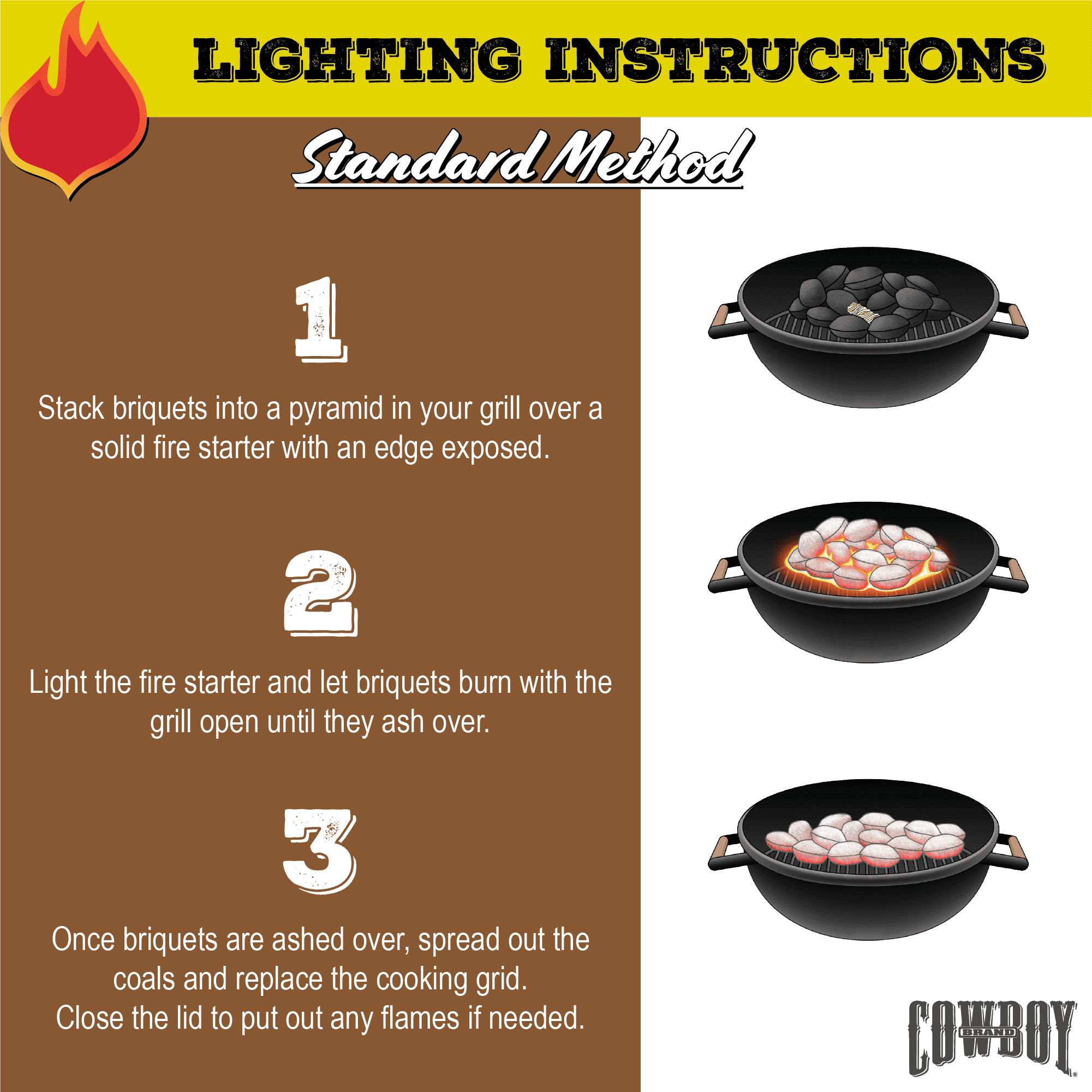 Cowboy Hardwood Charcoal Briquets, 20 Pounds Each (Pack of 2, 40 Pound Total)