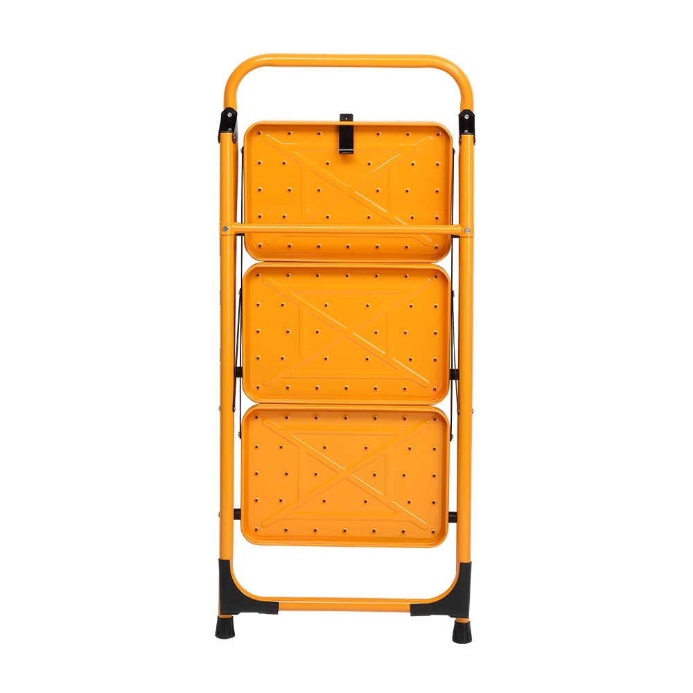 Ktaxon 3-Step Ladder, Lightweight Step Stool, 330 lb. Load Capacity, Iron