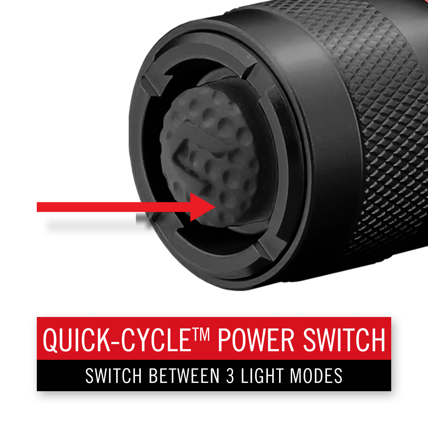 COAST PX15R 1000 Lumen Rechargeable Dual Power IP54 Rated LED Flashlight, 4.7 oz.