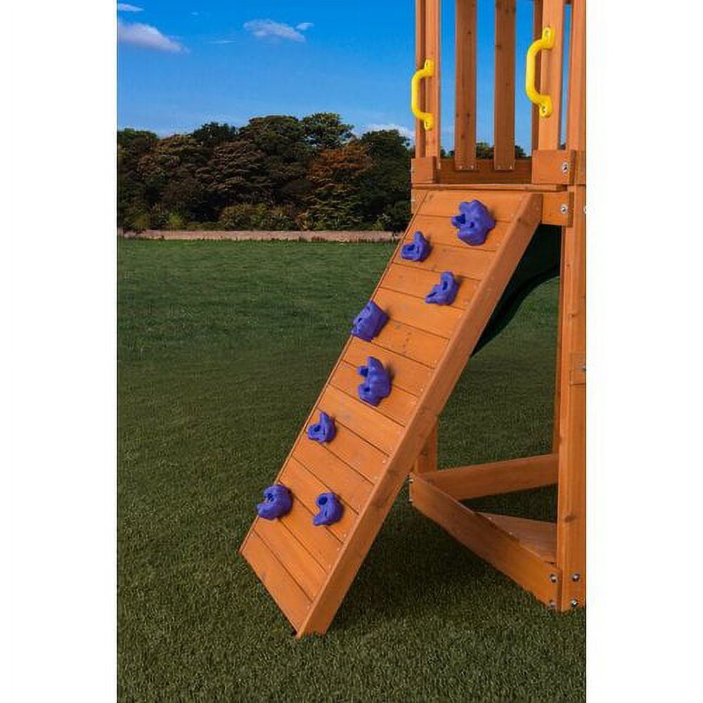Creative Cedar Designs Playset Climbing Rocks (set of 4)- Red