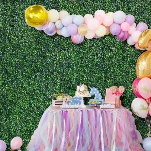 Yaheetech Artificial Hedges 24"x16" Artificial Boxwood Panel Plastic Green