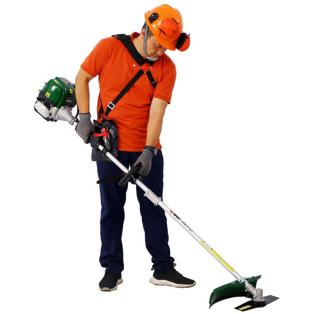 9 in 1 Multi-Functional Trimming Tool, 38CC 4 stroke Garden Tool System with Gas Pole Saw, Hedge Trimmer, Grass Trimmer and Brush Cutter, EPA Compliant