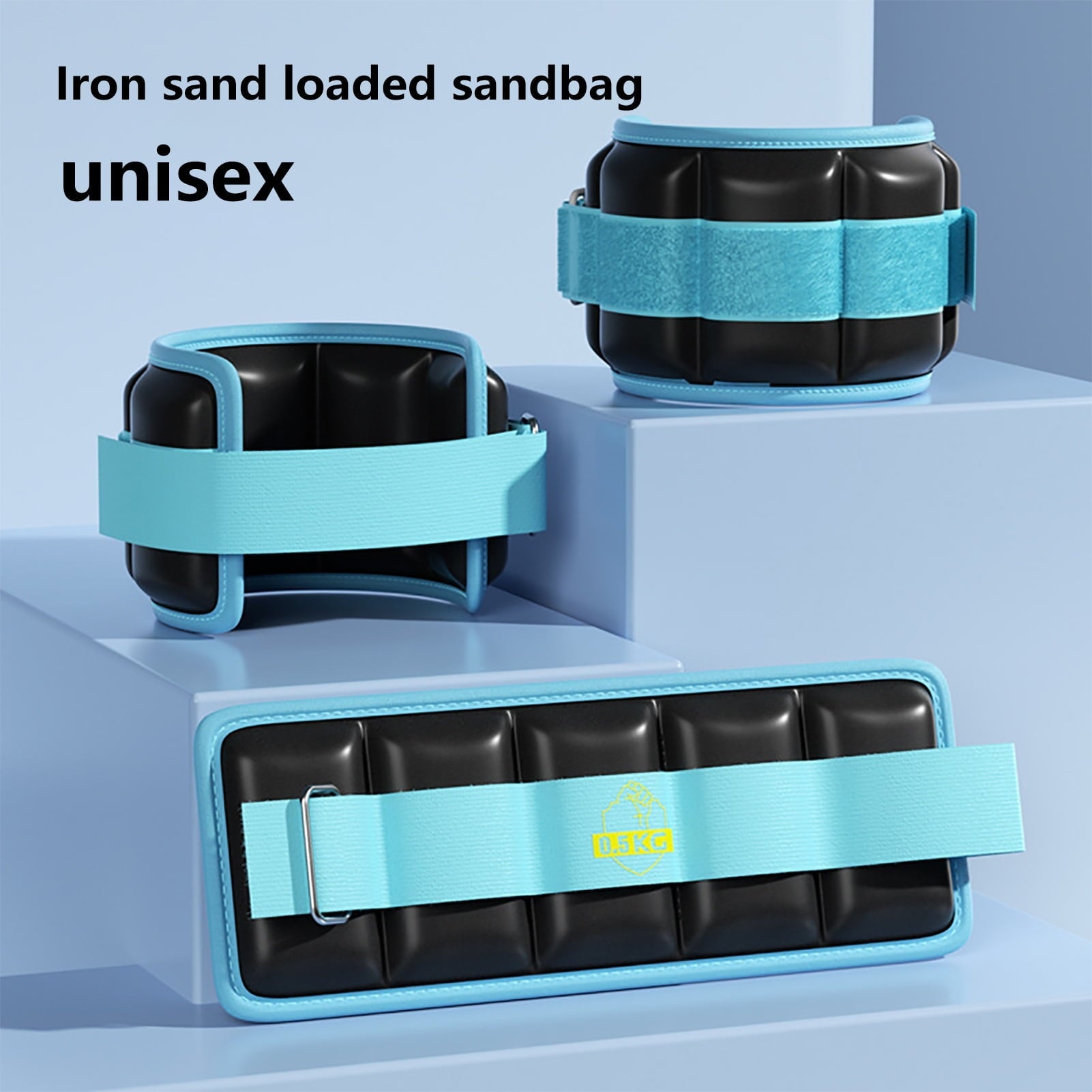 Twinkseal Adjustable Ankle Weights Adjustable Sports Weight Cuffs Wrist Ankle Weights for Fitness Workout Running Wrist Weights