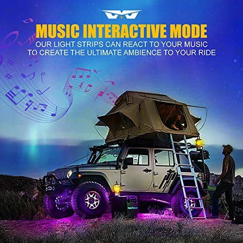 CAR UNDERGLOW LED LIGHT Neon with Remote Control RGB Strip Sound Active LUMENIX