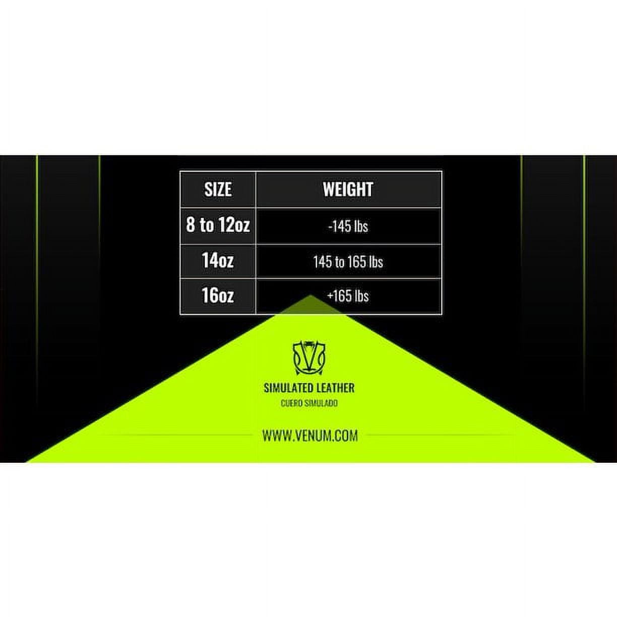 Venum Classic Boxing Gloves - Unisex - Black - 12 oz