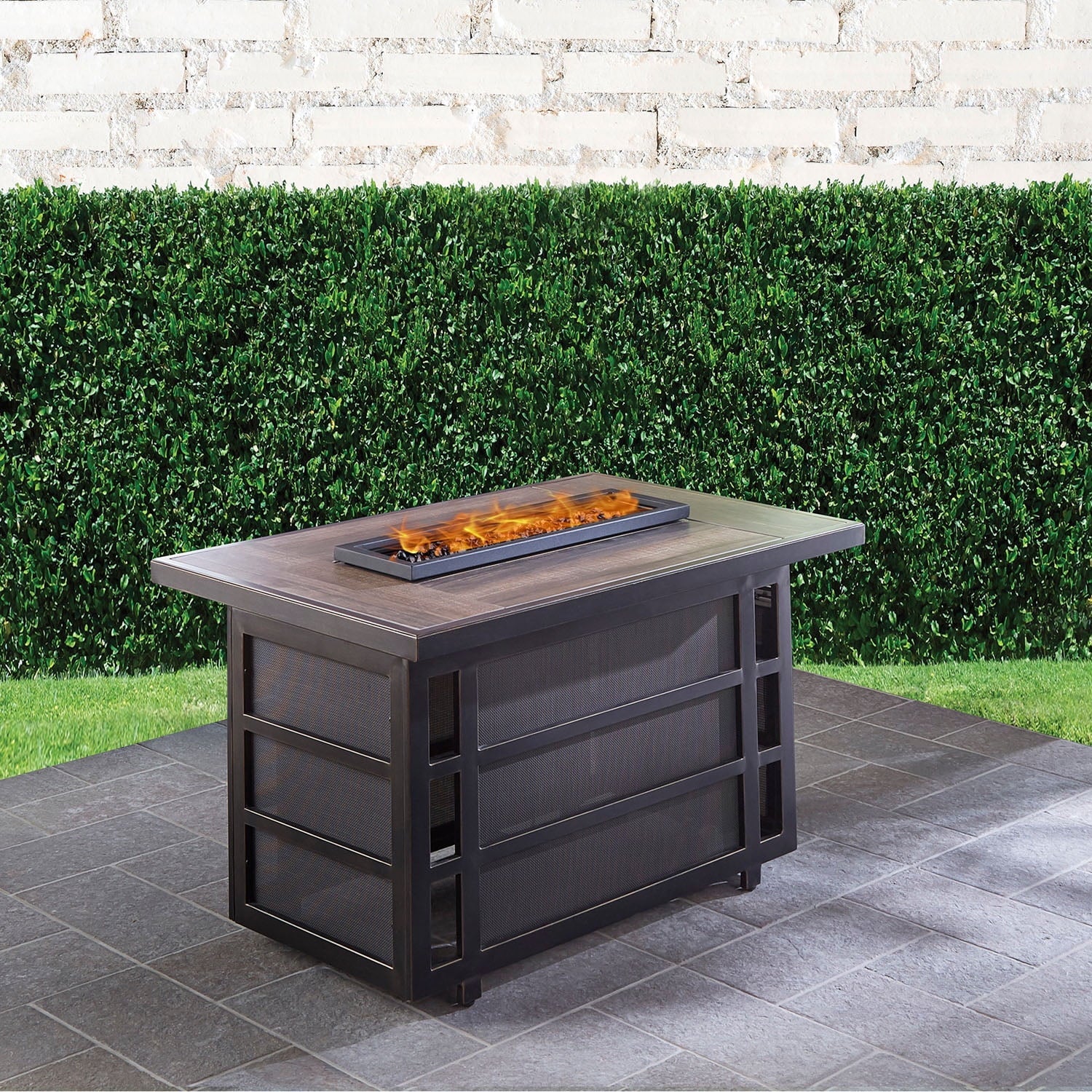 Hanover Chateau 30,000 BTU Gas Fire Pit Coffee Table