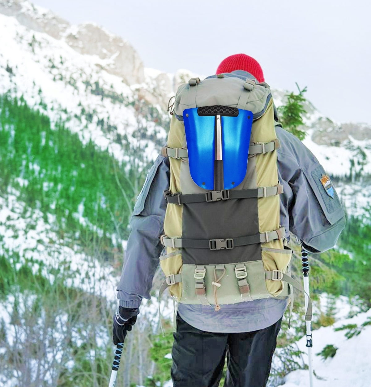 Michelin Ultra-Compact Telescopic Folding Snow Shovel