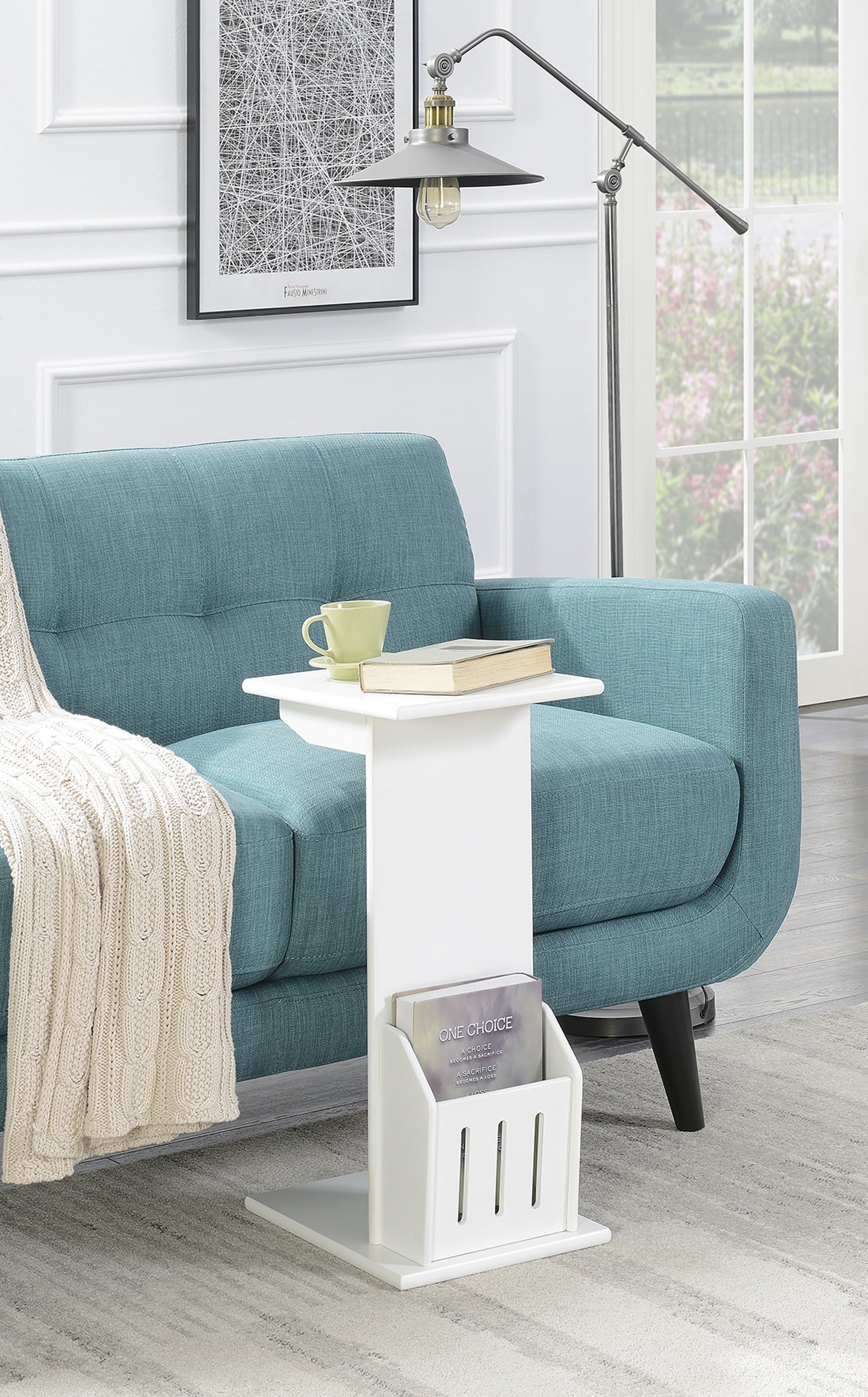Convenience Concepts Designs2Go Abby Magazine C End Table