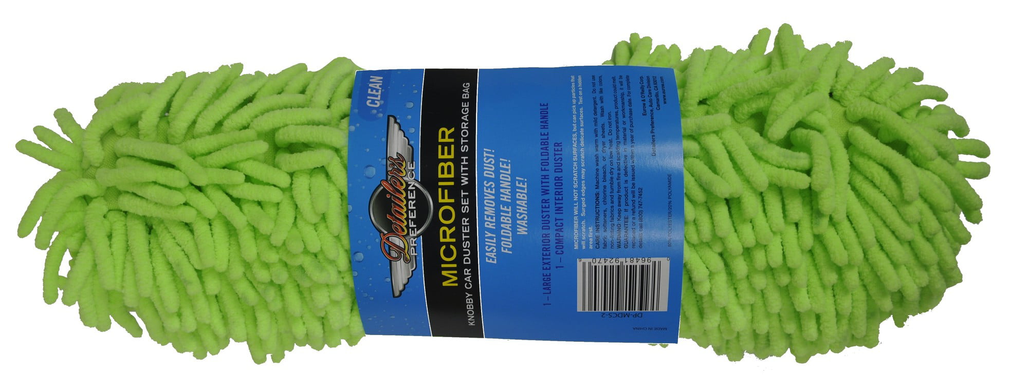 Detailer's Preference Microfiber Knobby Car Duster Set (2-Pieces)
