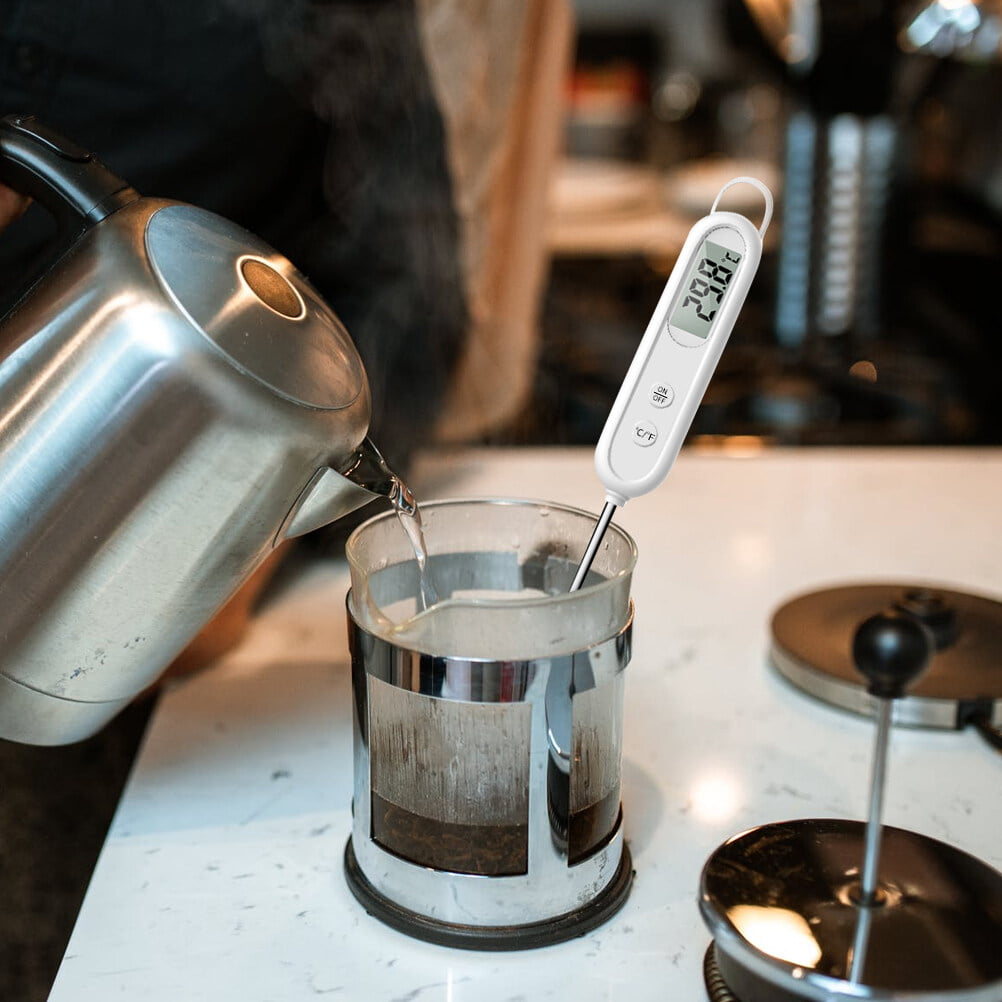 Instant Read Meat Thermometer Digital Cooking Food Thermometer with Super Long Probe for Grill Candy Kitchen BBQ Smoker Oven Oil Milk Yogurt Temperature