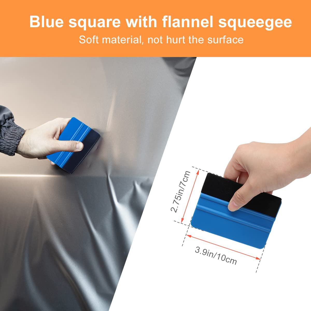 Plutput 5 Pcs Vinyl Wrap Tool Window Tint Film Kit Car Window Tint Tool Set