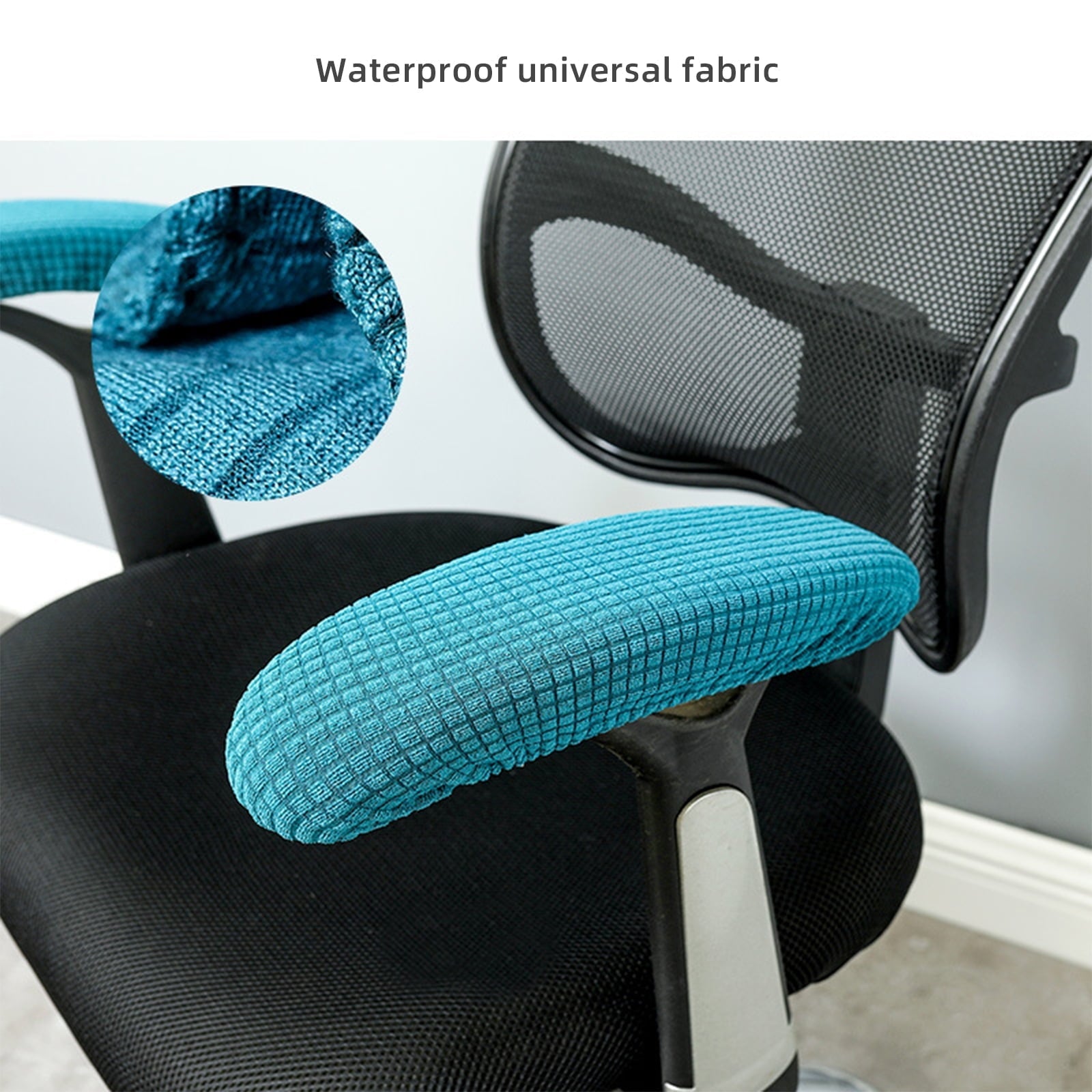 Gaming Chair Arm Cushions Pads Office Chair Arm Covers Stretchable Washable Elastic Office Chair Armrest Covers
