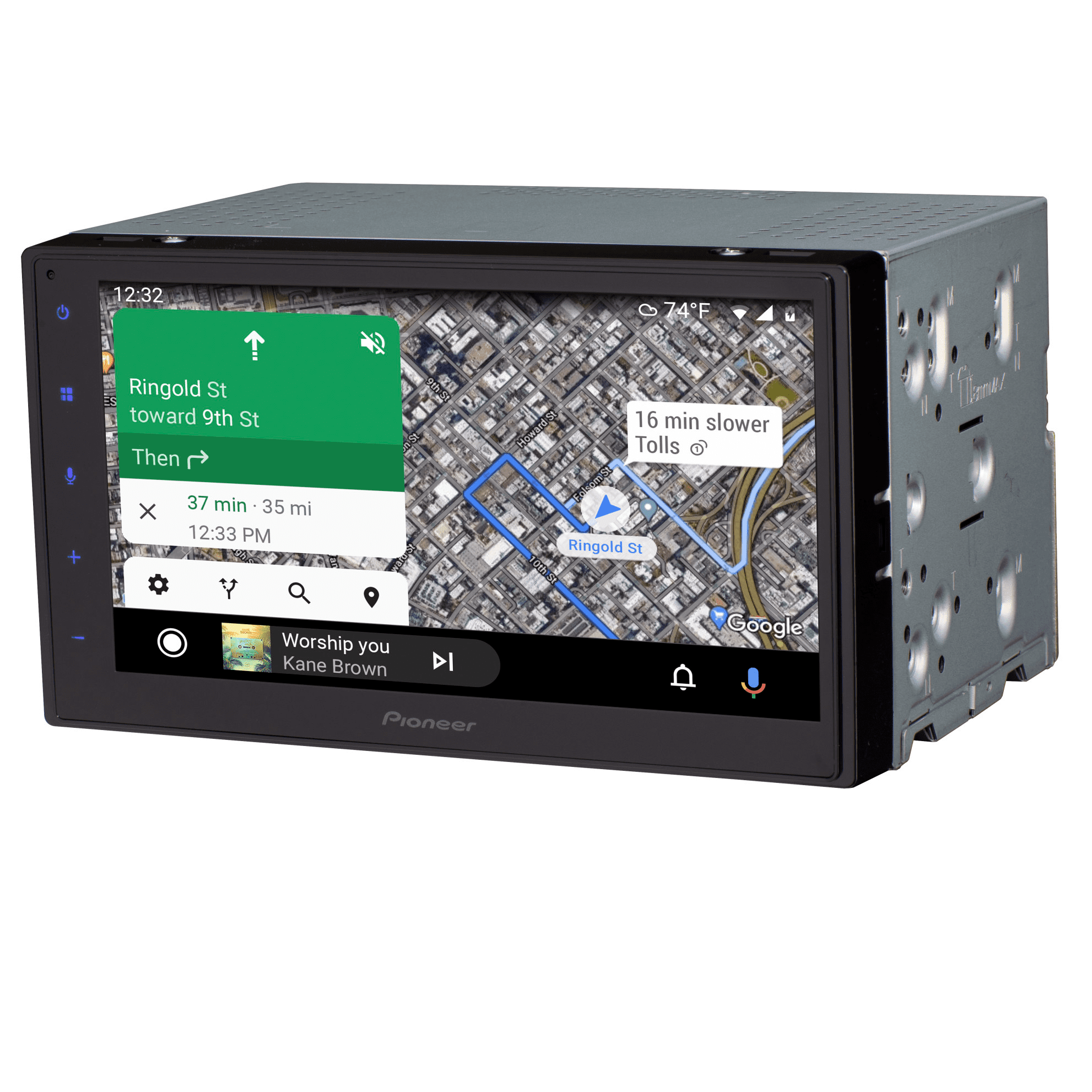 Pioneer DMH-160BT Car Play/Android Auto Digital Media Receiver with 6.8