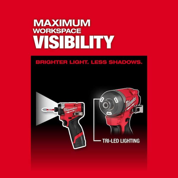 M12 FUEL 12V Lithium-Ion Brushless Cordless 1/4 in. Hex Impact Driver (Tool-Only)
