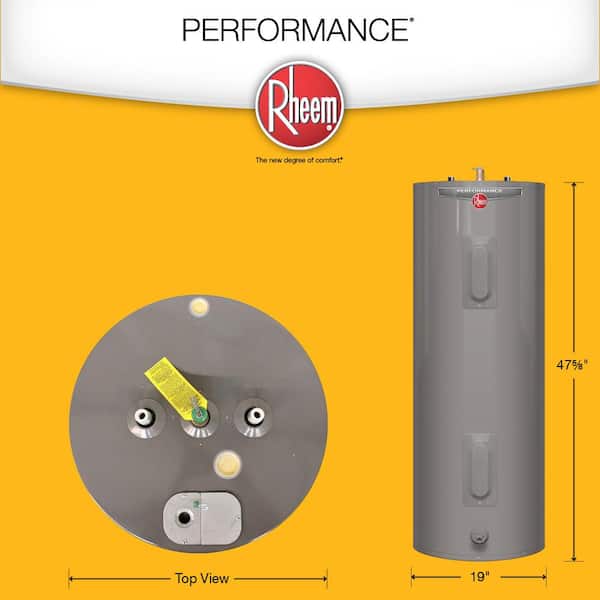 Performance 30 gal. 3800-Watt Elements Residential Tall Electric Water Heater, 6-Year Tank Warranty and 240-Volt