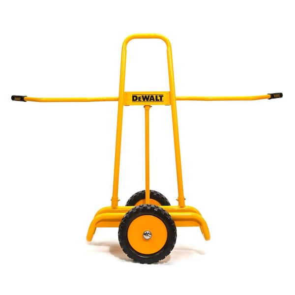 Folding Panel, Plate, and Drywall Cart with 1200 lbs. Load Capacity, Yellow