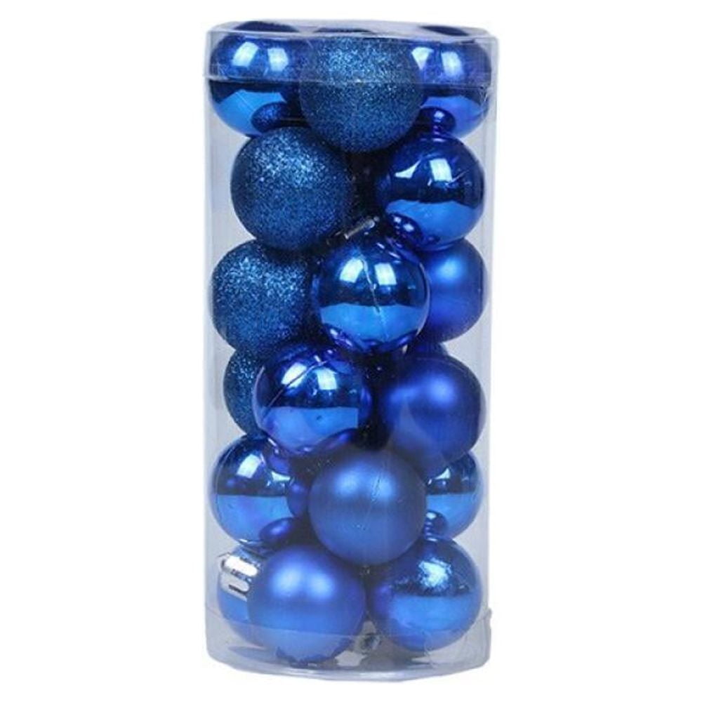 Big Clearance Christmas Balls Ornaments Xmas Tree Shatterproof Decorations Perfect Hanging Ball Green 1 6 x 24 Pack Plastic Hang Pendant