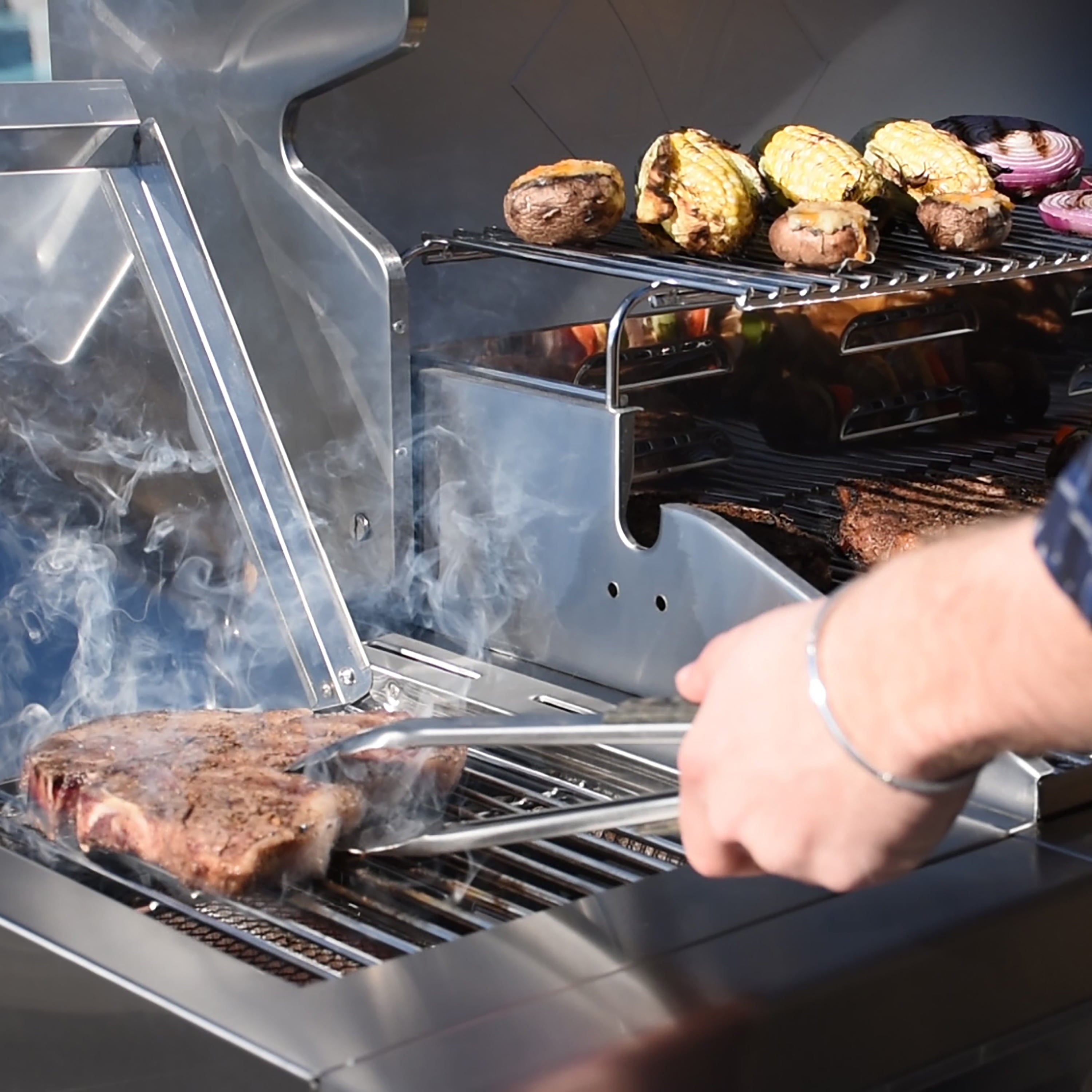 3 Embers 6 Burner Dual Fuel Gas Grill