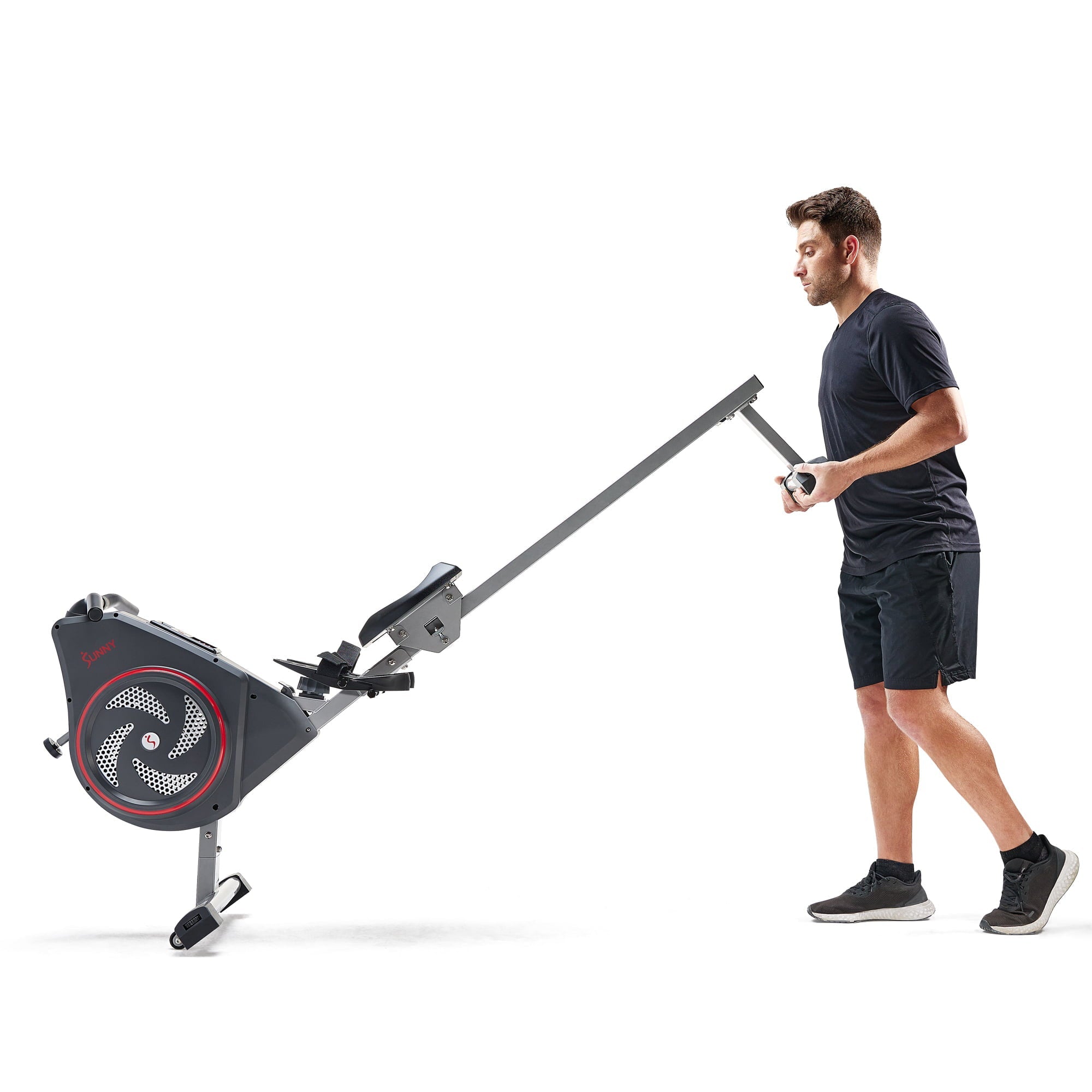 Sunny Health & Fitness Air+ Magnetic Rowing Machine with Exclusive SunnyFit® App and Smart Bluetooth Connectivity - SF-RW520008