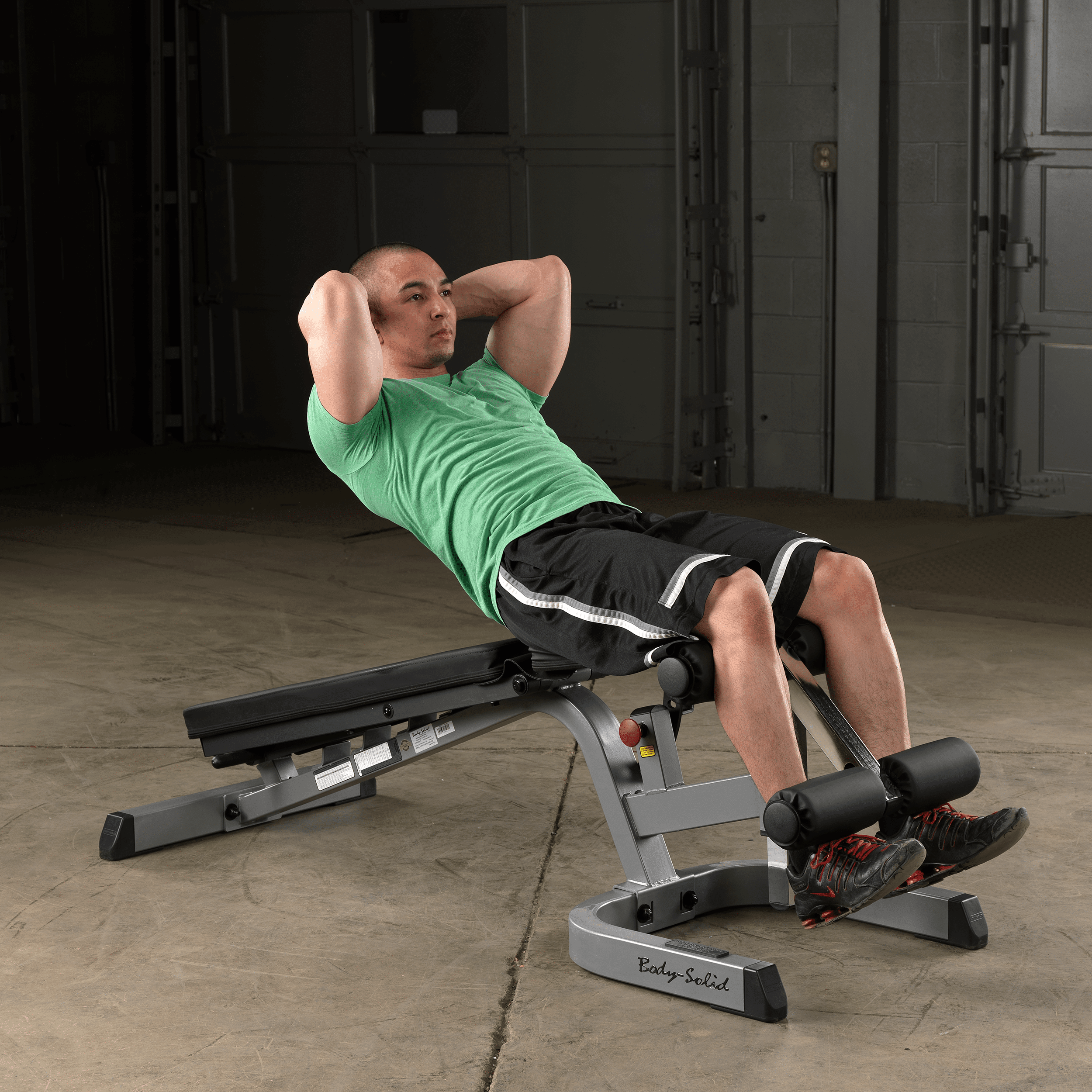 Body Solid - GFID71 Heavy Duty Adjustable Bench with Leg Hold Down Included