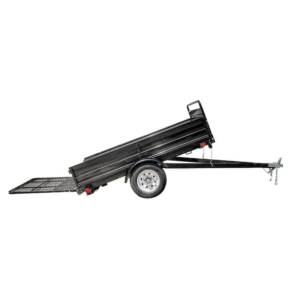 4.5 ft. x 7.5 ft. Single Axle Utility Trailer Kit with Drive-Up Gate