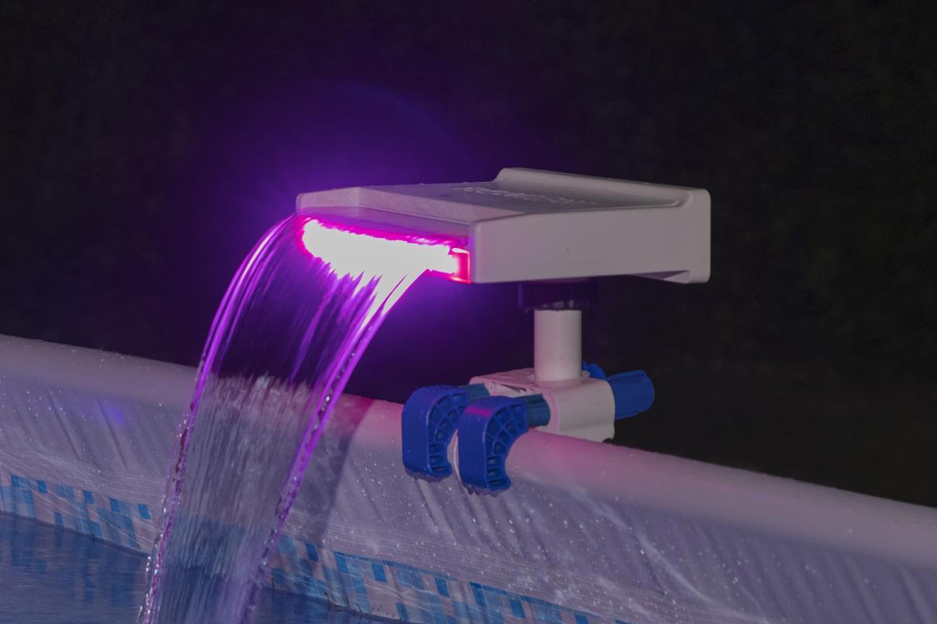 Flowclear Soothing LED Waterfall Above Ground Pool Accessory
