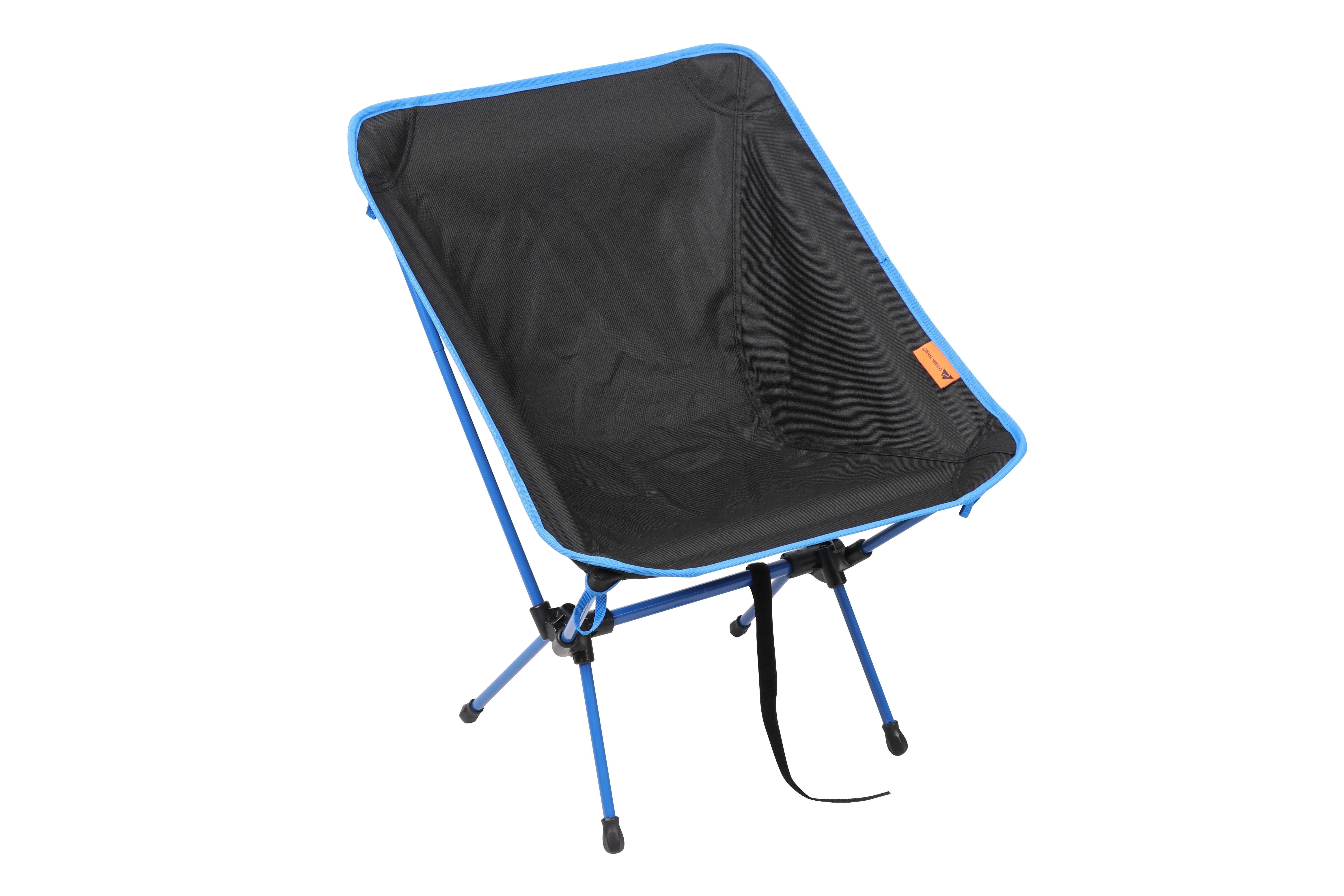 Ozark Trail Backpacking Camping Chair, Black, Adult