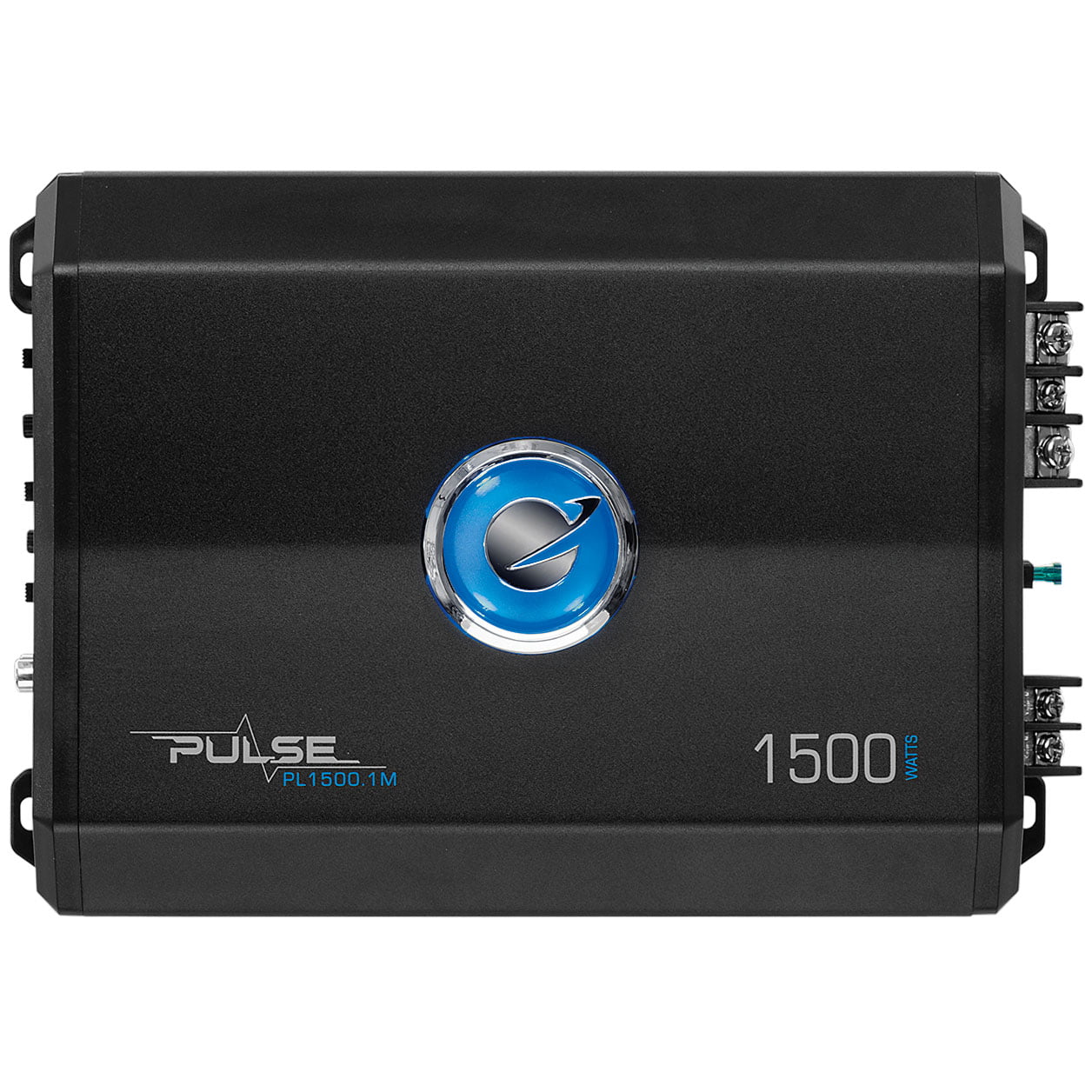 Planet Audio PL1500.1M Pulse Series Car Audio Amplifier - 1500 High Output, Monoblock, 2/8 Ohm, High/Low Level Inputs, Low Pass Crossover, Hook up to Stereo and Subwoofer