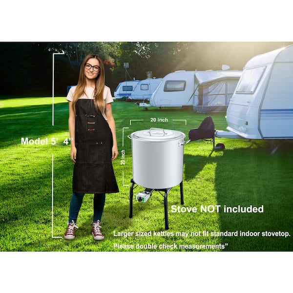 100 qt. Stainless Steel Stock Pot