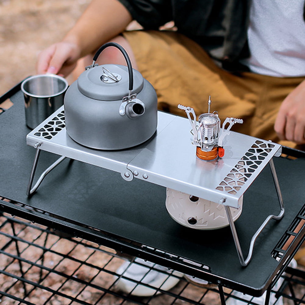 Outdoor Folding Camp Stand Cooking Station Table for Camping Hiking Backpacking Picnic