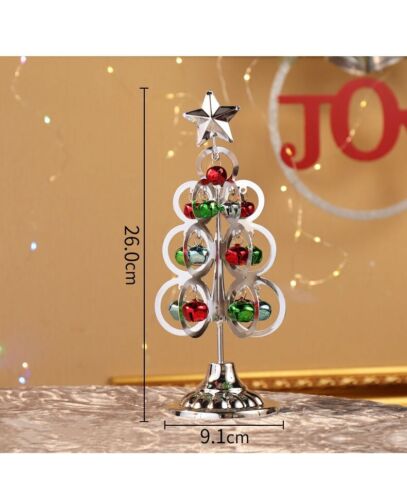 Mini Desktop Christmas Tree with Bell Decor Home Party Xmas Decoration