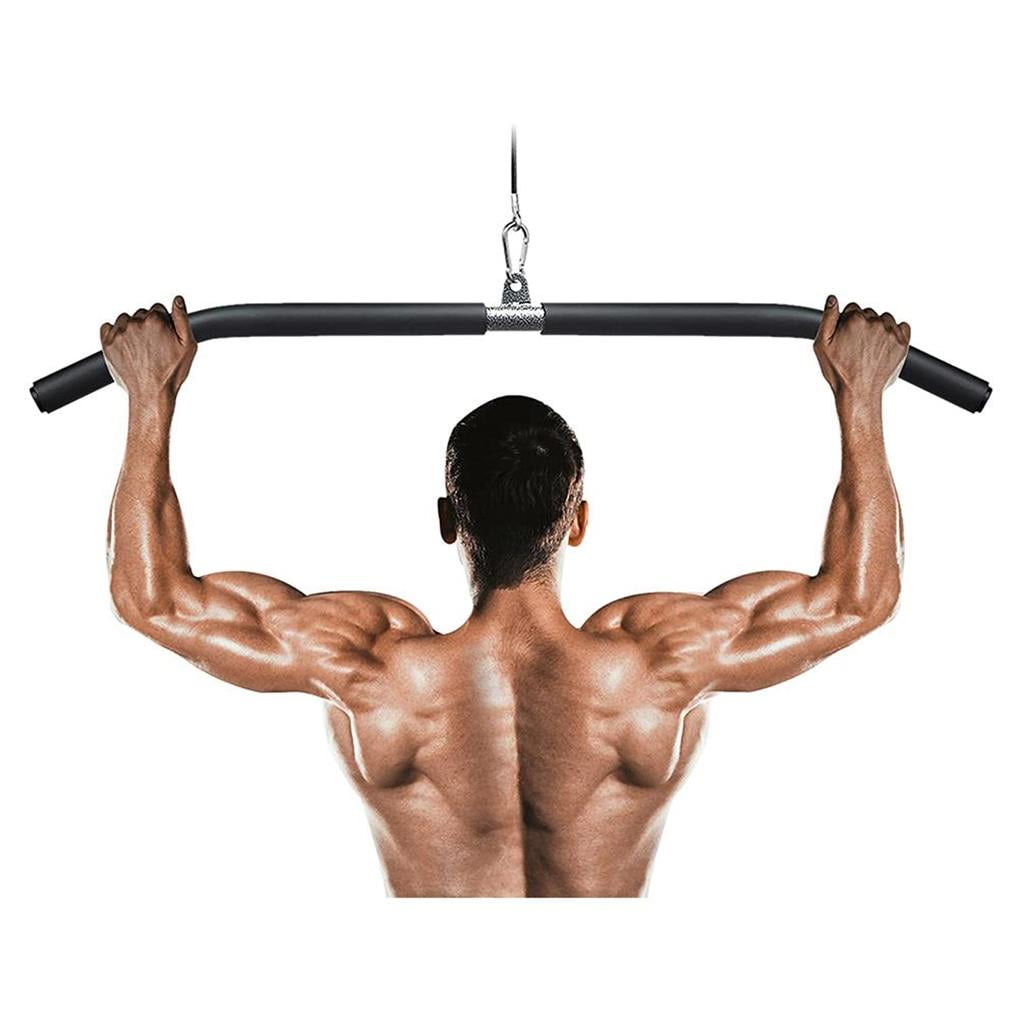 Linyer Pull-up Bar Disassemble Bicep Bar Back Tension Lever Shoulder Pull Rod Pull-up Lever Weight Lifting Accessory Back Training Devices