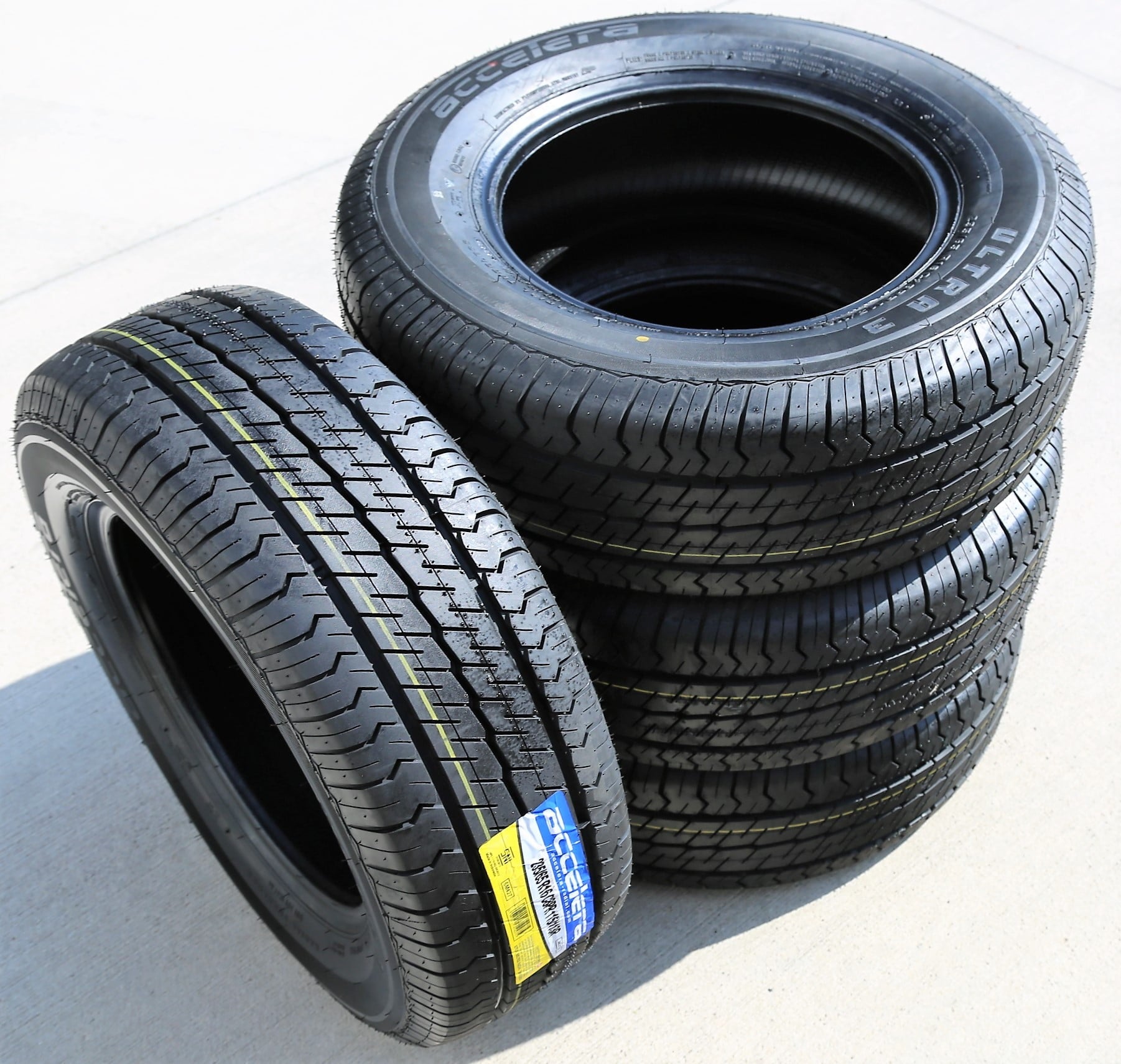 Pair of 2 (TWO) Accelera Ultra 3 235/65R16 Load D (8 Ply) Commercial Tires