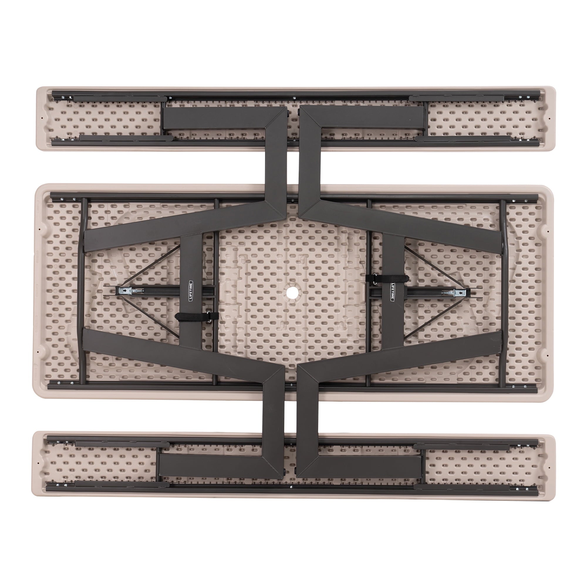 Lifetime 6-Foot W-Frame Desert Sand - HDPE Folding Picnic Table (60364)