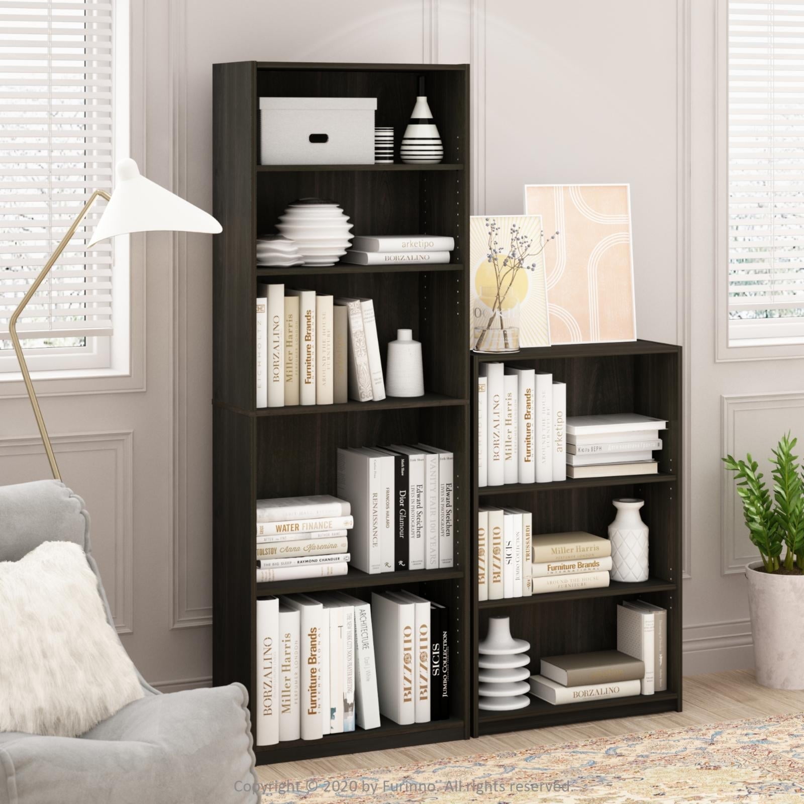 Furinno Jaya Simply Home 5-Shelf Bookcase