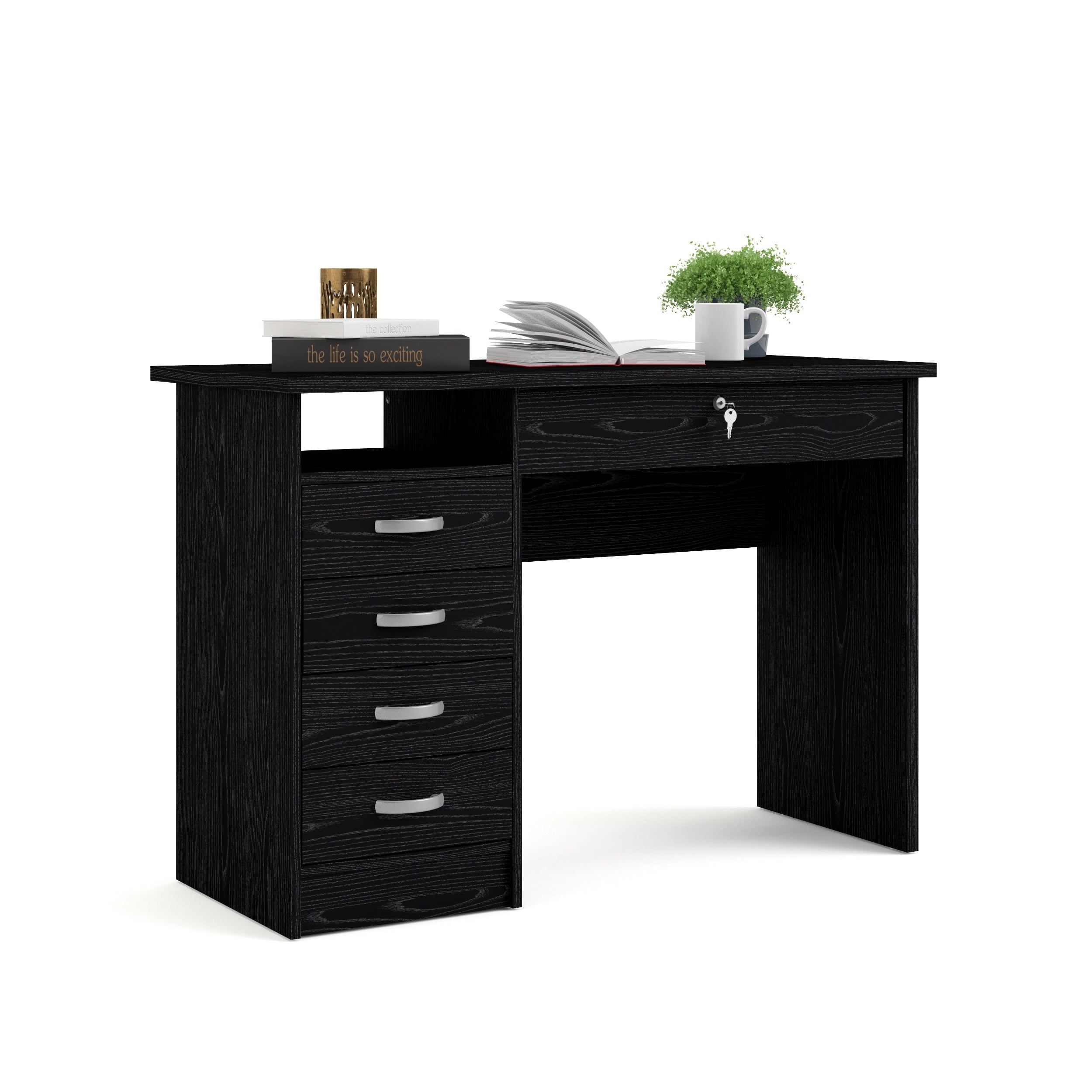 Tvilum Walden Desk with 5 Drawers