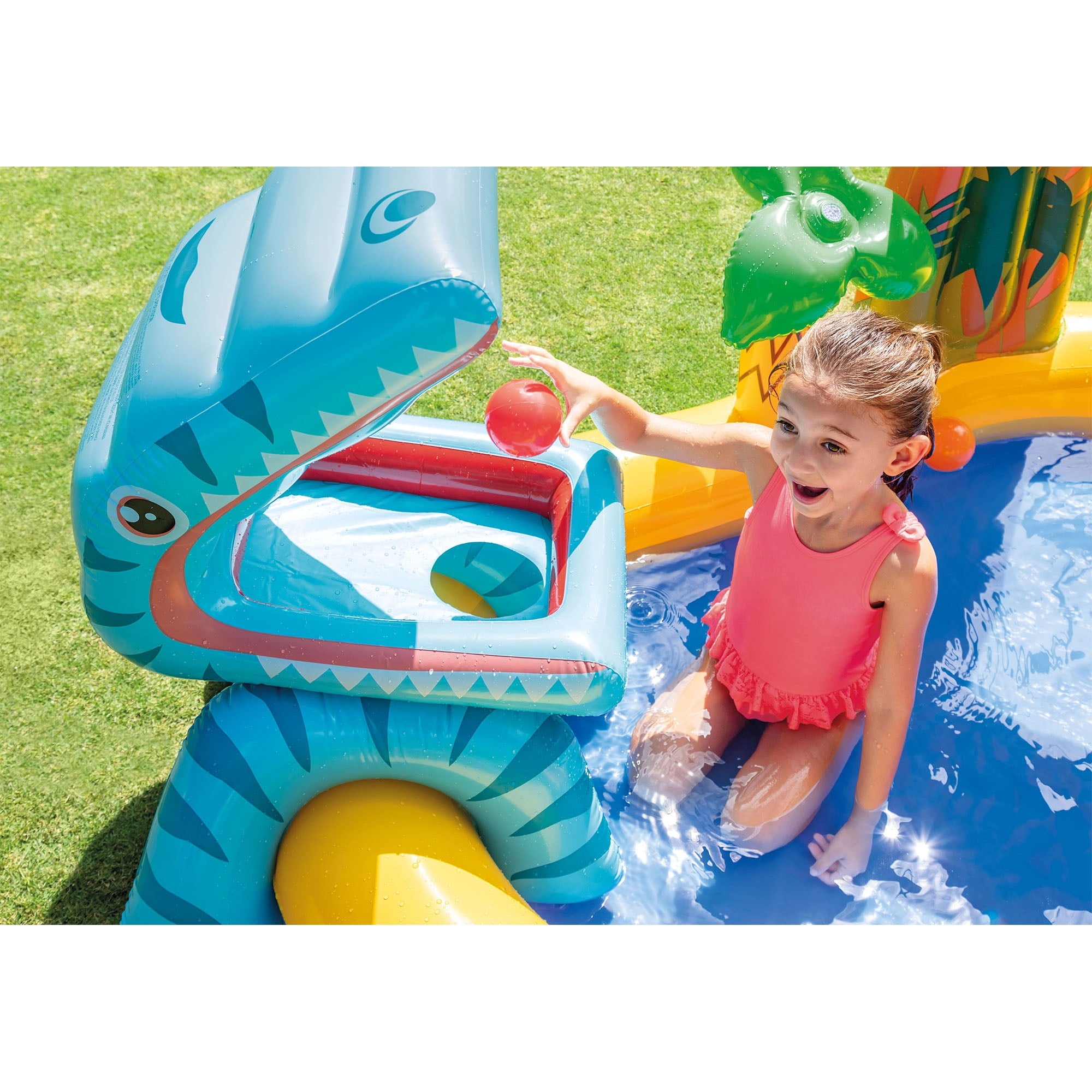Intex Dinoland Kiddie Swimming Pool and Dinosaur Inflatable Swimming Pool