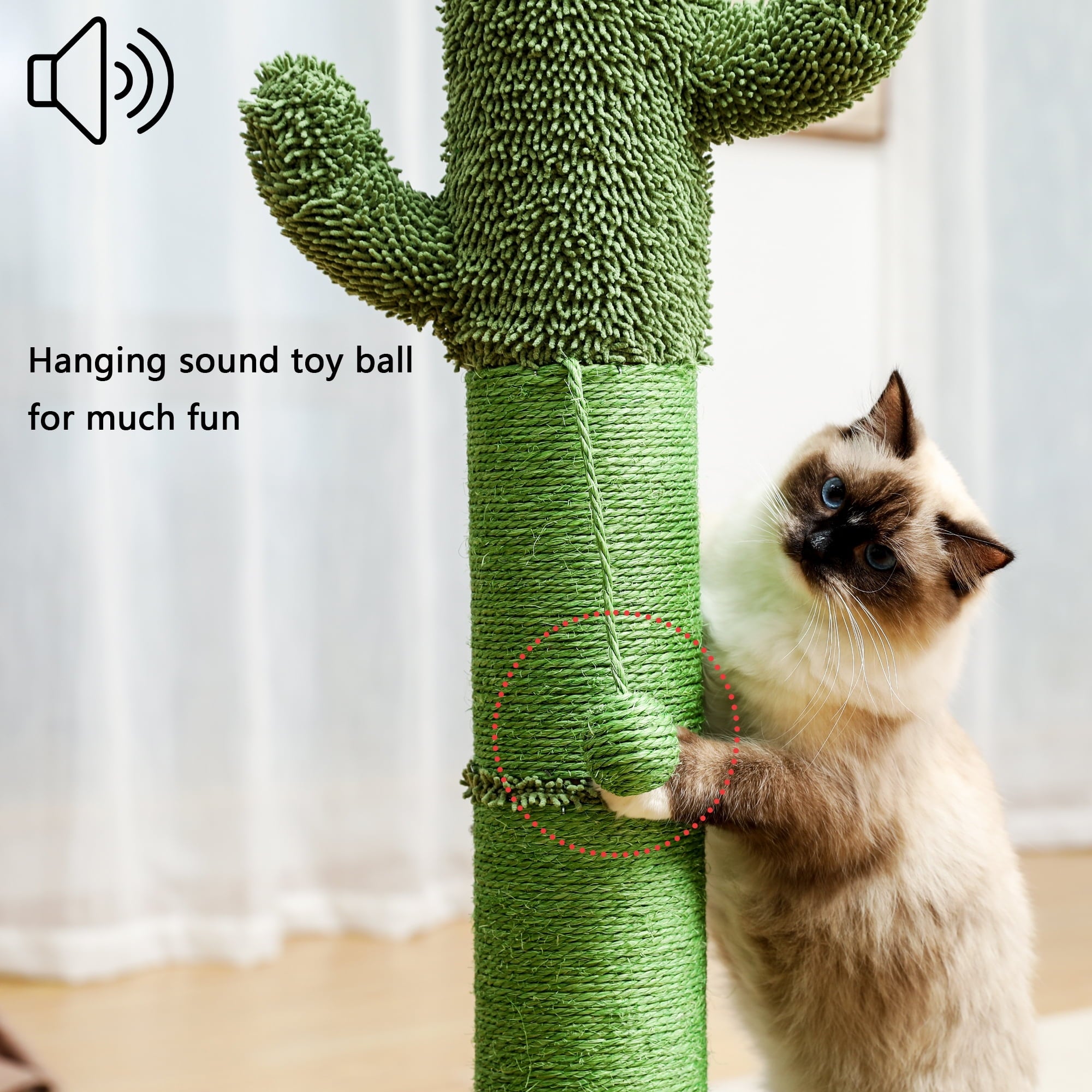 PAWZ Road Large Cat Scratching Post 33.5