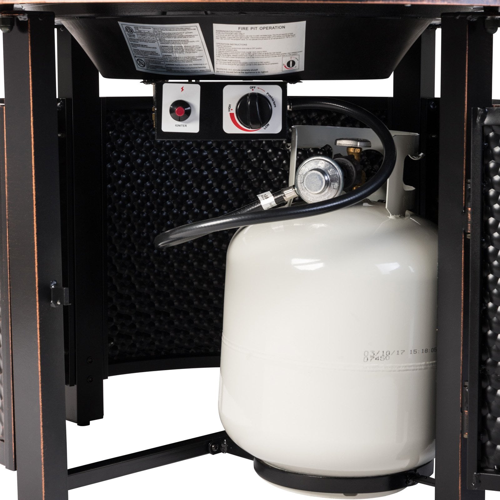 Fire Sense Briarwood 44 in. Fire Pit