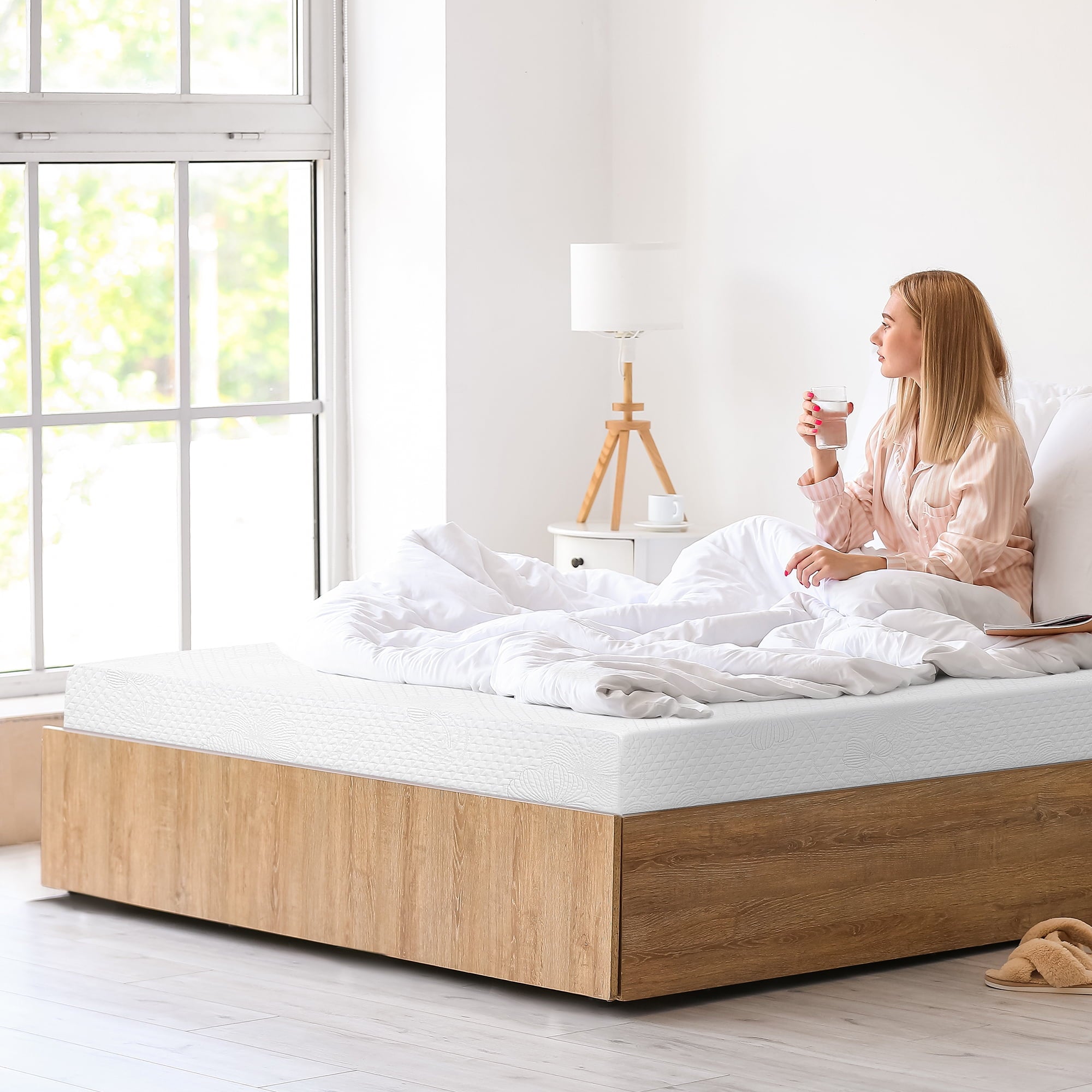 8 Inch True Comfort Gel Mattress, Firm, Twin